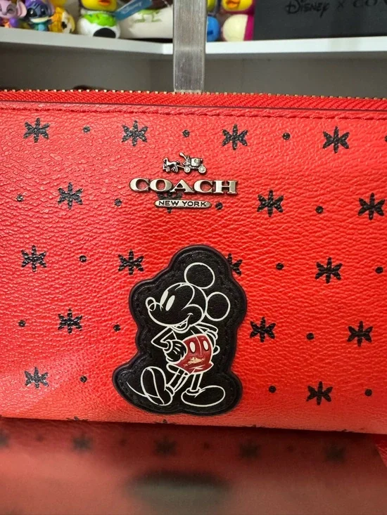 Coach x Disney Mickey Mouse Zip Wallet - Picture 2 of 9